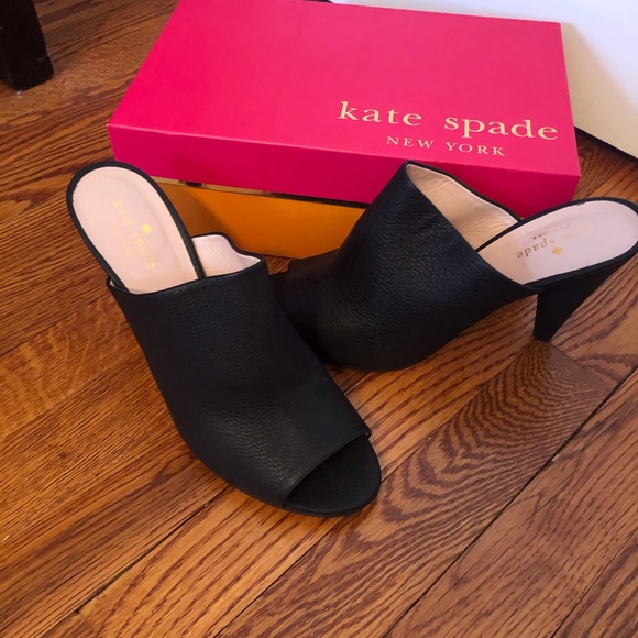 Kate Spade black heals - Picture 9 of 10